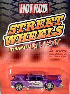 Racing Champions Street Wheels Series - 1957 Chevy Bel Air Hot Rod