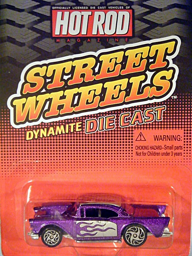 Racing Champions Street Wheels Series - 1957 Chevy Bel Air Hot Rod