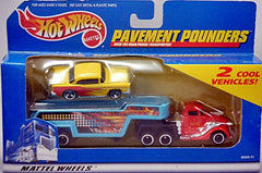 Hot Wheels Pavement Pounders - 1955 Chevy Belair and Transporter