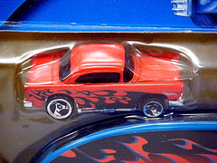 Hot Wheels Pavement Pounders - 1955 Chevy Belair and Transporter