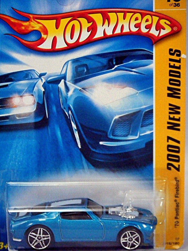 Hot Wheels 2007 New Models Series - 1970 Pontiac Firebird Trans Am