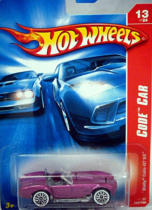 Hot Wheels Shelby Cobra 427 S/C