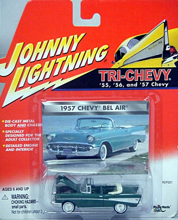 Johnny Lightning Tri-Chevys - 1957 Chevrolet Bel Air Convertible
