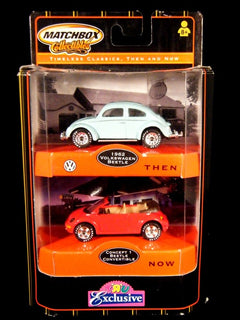  Matchbox Premiere Series Then and Now Volkswagen Beetle Set