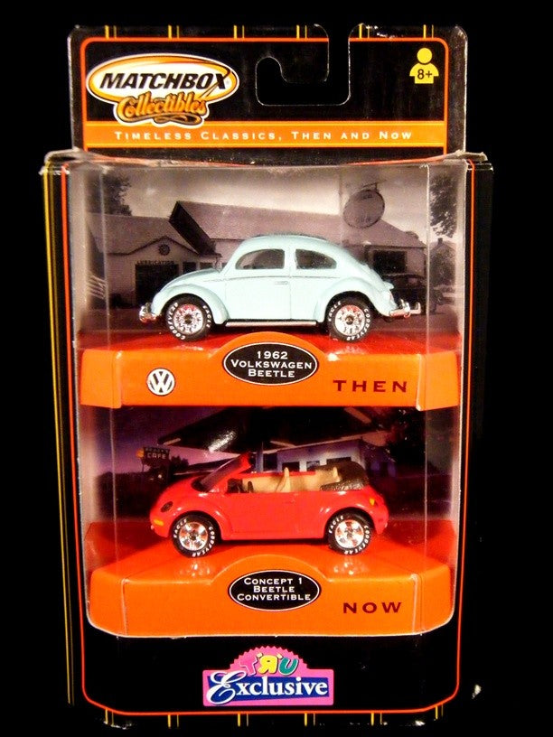 Matchbox Premiere Series Then and Now Volkswagen Beetle Set