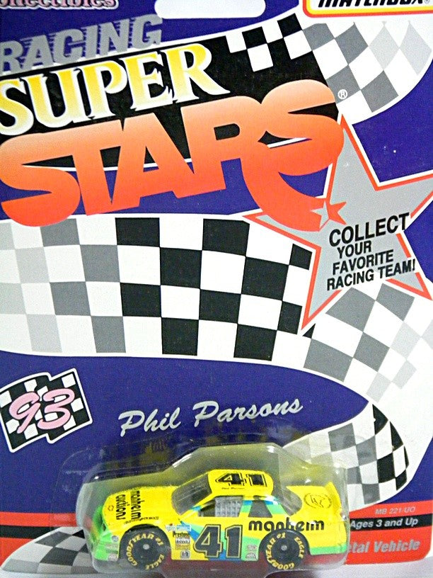 Matchbox Super Stars - Phil Parsons Manheim Auctions NASCAR Chevrolet Lumina