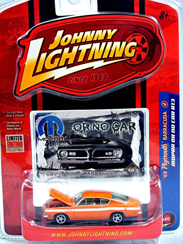 Johnny Lightning MOPAR Or No Car - 1969 Plymouth Barracuda