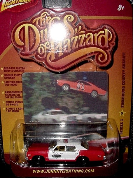 Johnny Lightning Dukes of Hazzard 1977 Dodge Polara Police Patrol Car