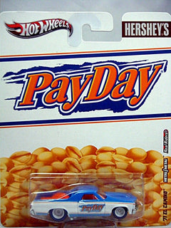 Hot Wheels Hershey's Nostalgia Series - PayDay 1971 Chevy El Camino