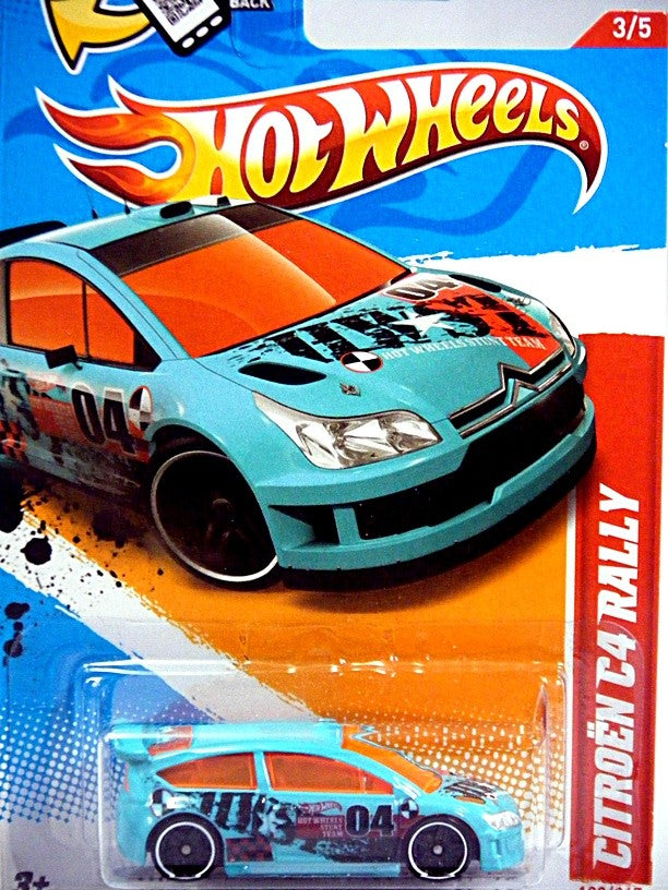 Hot Wheels Citroen C4 Rally Car