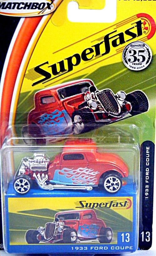 Matchbox 35th Anniversary Superfast - 1933 Ford Coupe Hot Rod