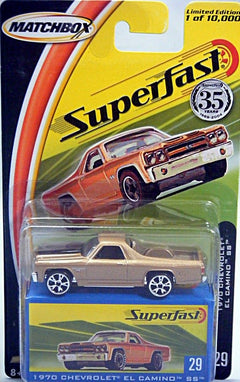 Matchbox 35th Anniversary Superfast - 1970 Chevrolet El Camino SS