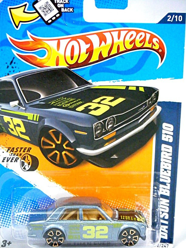 Hot Wheels Datsun Bluebird 510 Race Car - Faster Than Ever