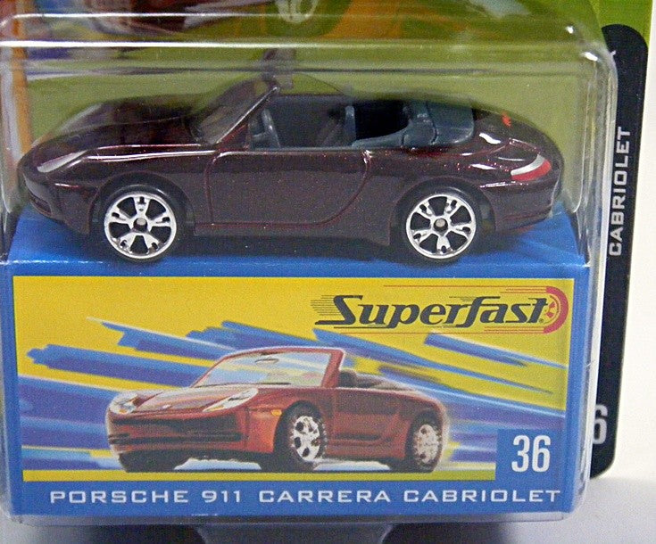 Matchbox 35th Anniversary Superfast - Porsche 911 Carrera Cabriolet
