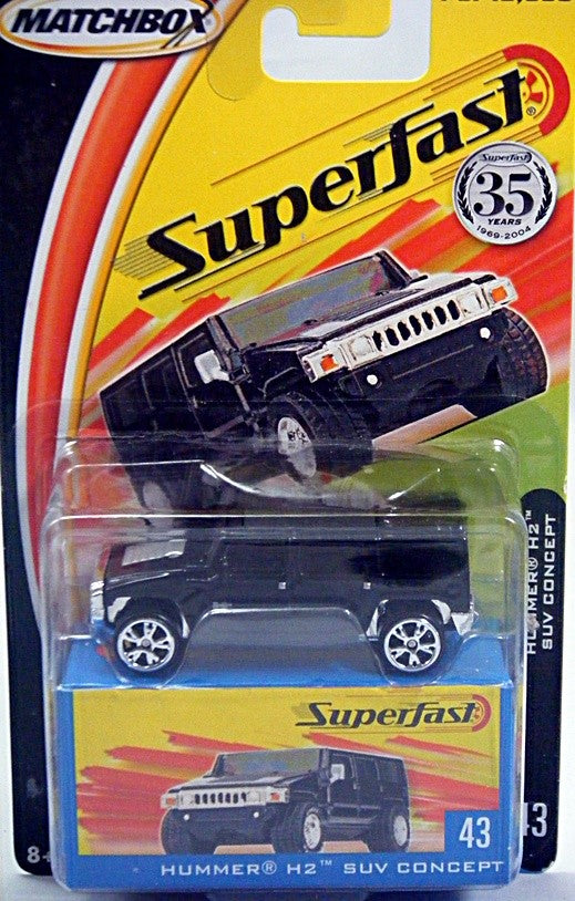 Matchbox 35th Anniversary Superfast - Hummer H2 SUV Concept