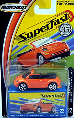 Matchbox - 35th Anniversary Superfast - Volkswagen Beetle Cabriolet