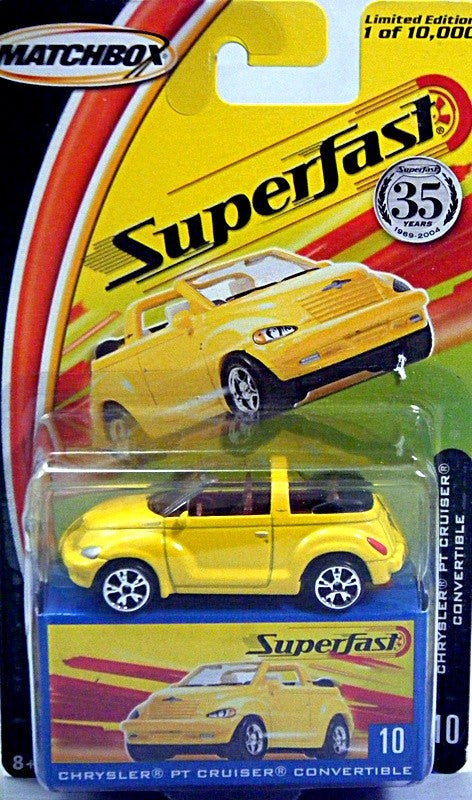 Matchbox - 35th Anniversary Superfast - Chrysler PT Cruiser Convertible