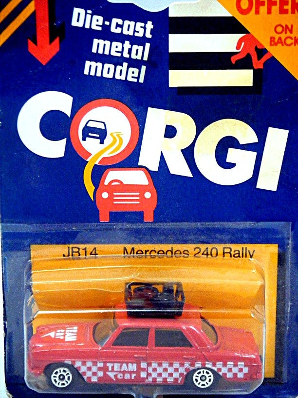 Corgi Juniors (JB14) Mercedes-Benz 240 Rally Team Car
