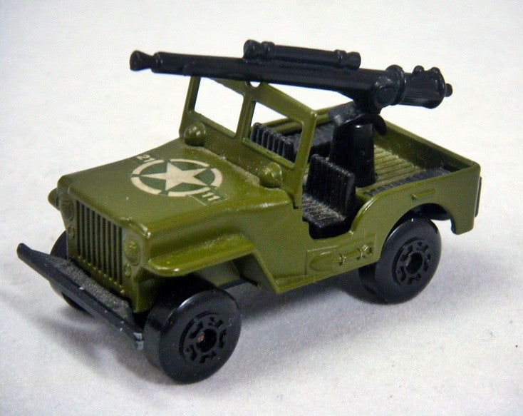 Matchbox (MB38-C-6) Military Jeep with Gun