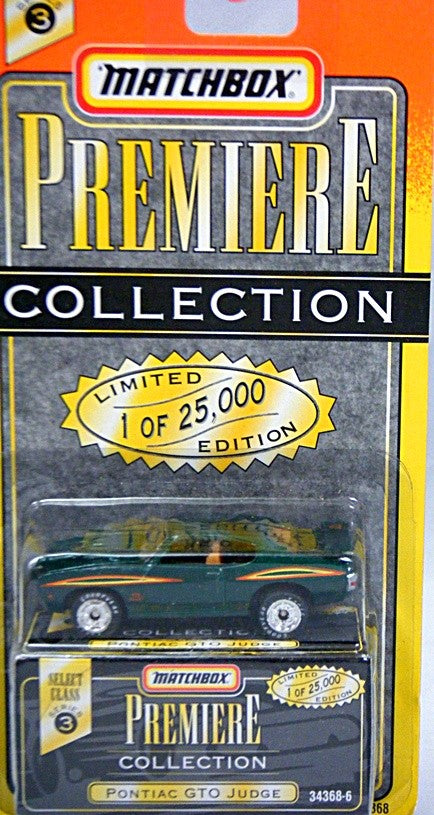 Matchbox Premiere Series 1970 Pontiac GTO Judge