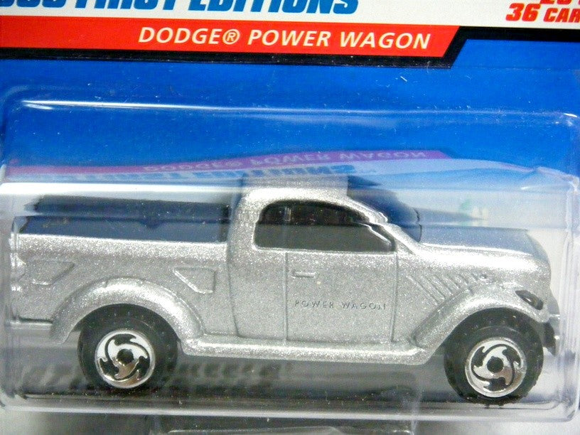 Hot Wheels 2000 First Editions Series - Dodge Power Wagon Pickup Truck