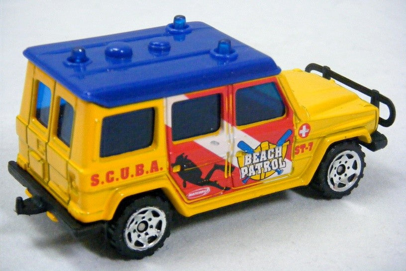 Matchbox - Mercedes-Benz 280 GE Lifeguard Beach Patrol Truck