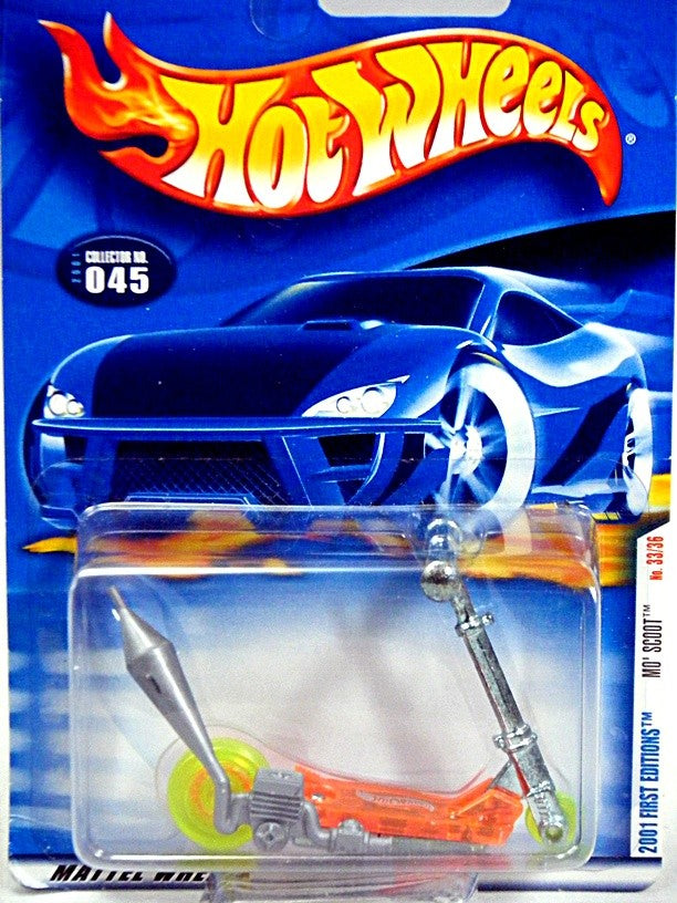 Hot Wheels 2001 First Editions Series - Custom Razor Scooter - Mo' Scoot