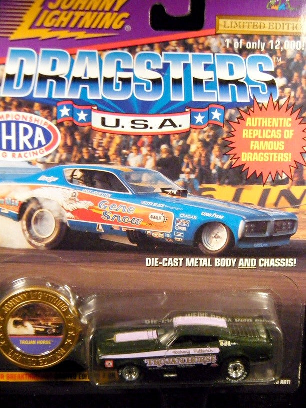 Johnny Lightning Dragsters USA 1971 Ford Mustang NHRA Funny Car