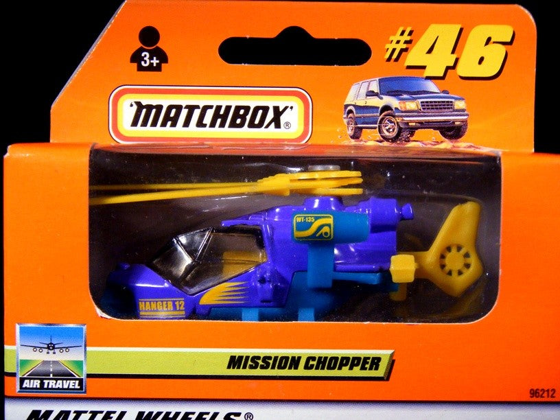 Matchbox Mission Chopper Helicopter
