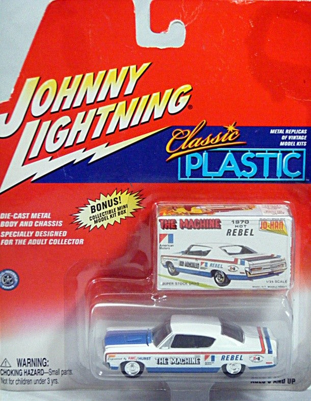 Johnny Lightning Classic Plastic Series - 1970 AMC Rebel Machine Muscle Car