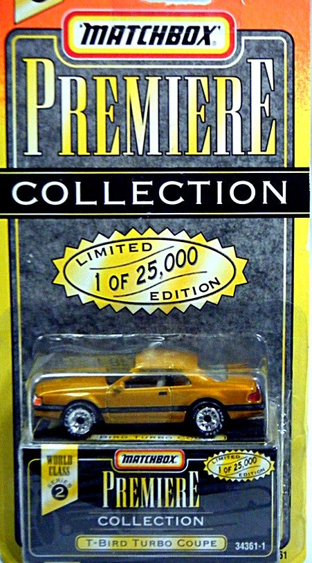 Matchbox Premiere Series - World Class - Ford Thunderbird Turbo Coupe