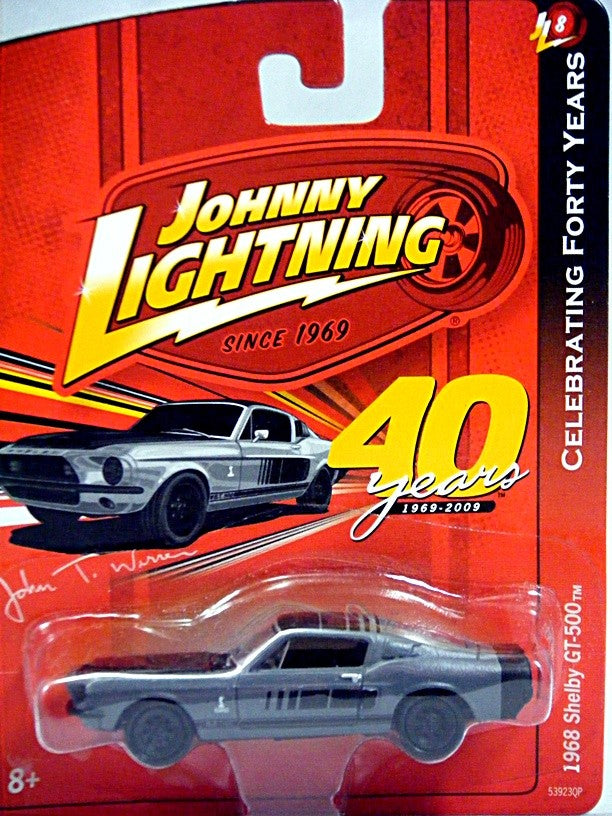 Johnny Lightning 40th Anniversary - 1968 Ford Mustang Shelby GT-500
