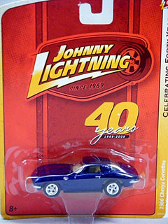 Johnny Lightning 40th Anniversary 1965 Chevrolet Corvette Stingray Coupe