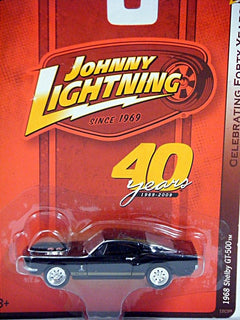 Johnny Lightning 40th Anniversary R7: 1968 Ford Mustang Shelby GT-500