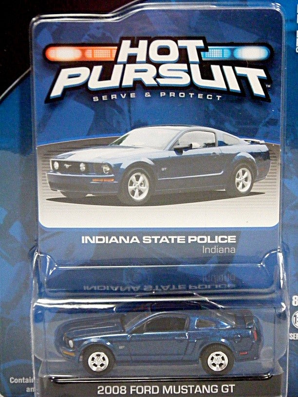 Greenlight Hot Pursuit Indiana State Police Unmarked Ford Mustang GT Patrol Car