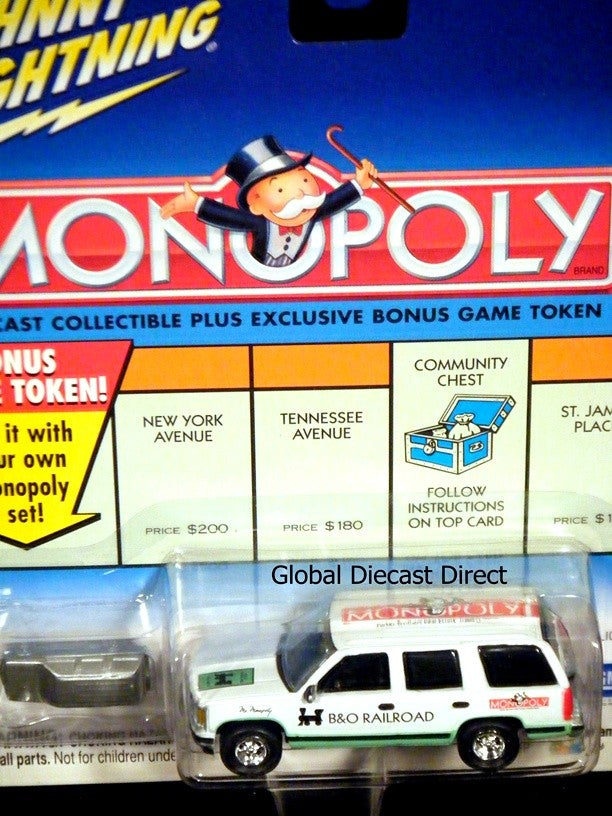 Johnny Lightning Monoply B&O Railroad Chevrolet Tahoe