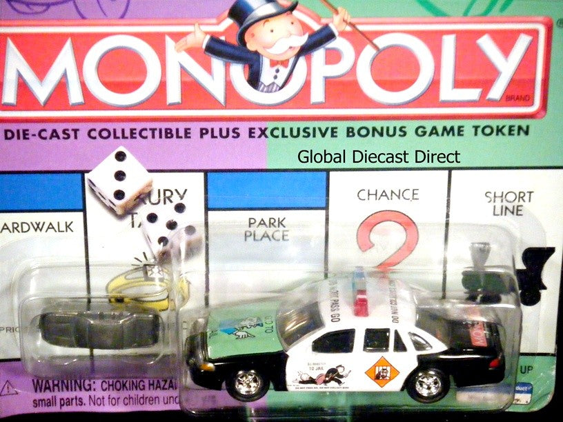 Johnny Lightning Monopoly Ford Crown Victoria Go To Jail Police Car