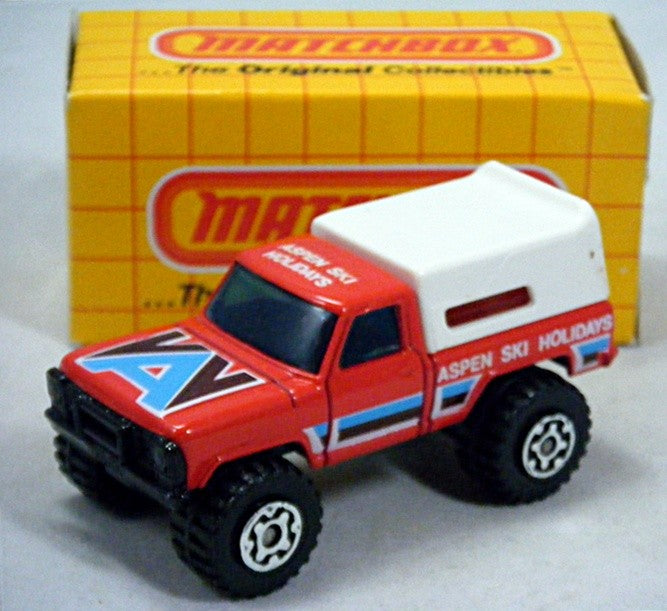 Matchbox Aspen Ski Holiday Pickup Truck