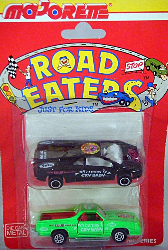 Majorette Road Eaters Set - 1957 Chevy Bel Air & Jeep Cherokee