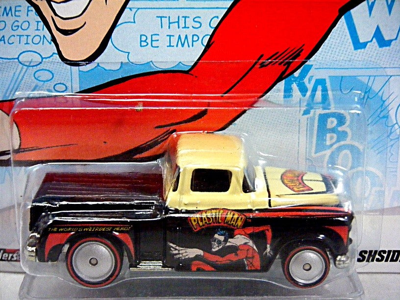 Hot Wheels DC Comics - Plastic Man 1956 Chevy Flashside Pickup Truck