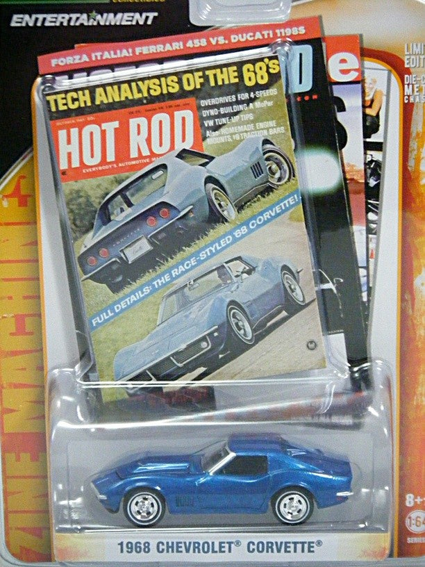 Greenlight Zine Machines - 1968 Chevrolet Corvette 427