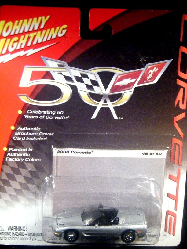 Johnny Lightning Corvette 50th Anniversary – 2000 Chevrolet Corvette Convertible