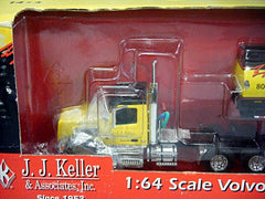 Ertl Diecast Promotions Inc - Rare JJ Keller Volvo VT 800 Day Cab with Heil Fuel Tanker
