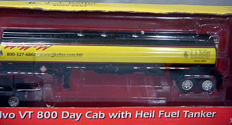 Ertl Diecast Promotions Inc - Rare JJ Keller Volvo VT 800 Day Cab with Heil Fuel Tanker