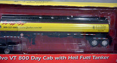 Ertl Diecast Promotions Inc - Rare JJ Keller Volvo VT 800 Day Cab with Heil Fuel Tanker