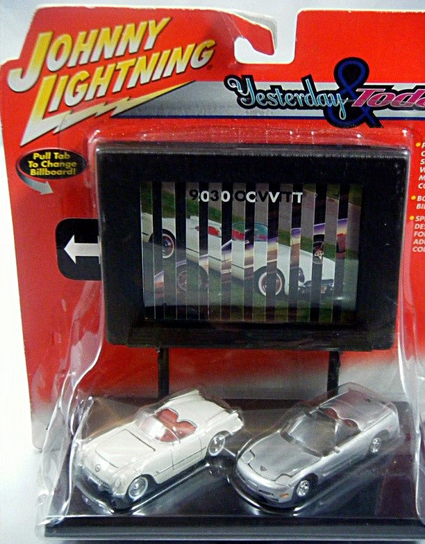 Johnny Lightning - Yesterday and Today Set - Chevrolet Corvette