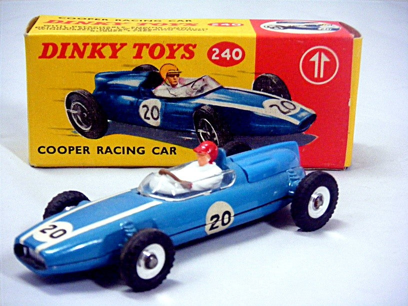 Dinky (240) - Cooper Racing Car (Red Helmet)