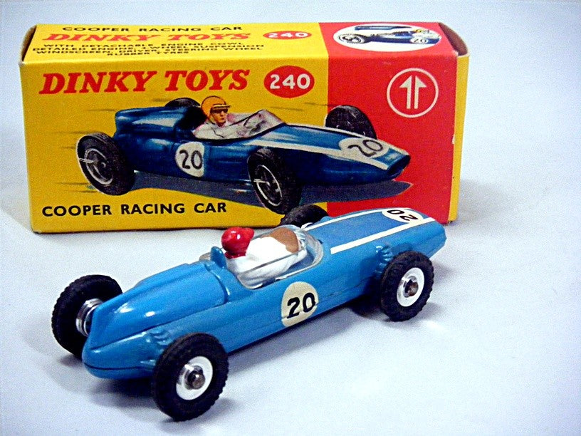 Dinky (240) - Cooper Racing Car (Red Helmet)