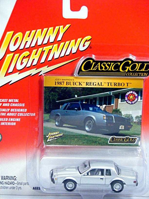 Johnny Lightning Classic Gold - 1987 Buick Regal Turbo T-Type