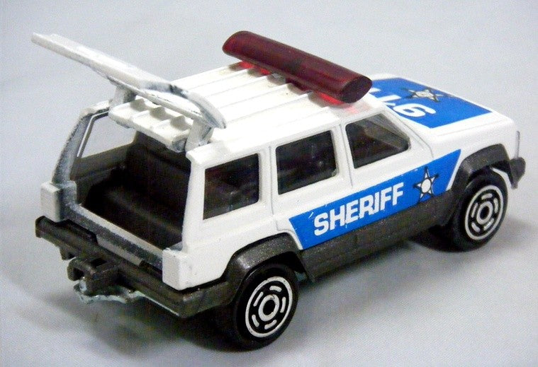 Majorette Jeep Cherokee Sheriff Police Patrol Truck